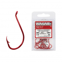 Wasabi Tackle Red Suicide Hooks Economy Pack