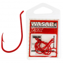 Wasabi Tackle Red Suicide Hooks Value Pack