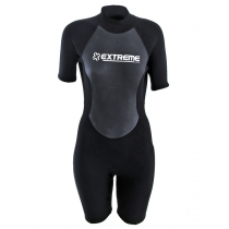 Extreme Limits Womens Reef Springsuit Wetsuit Black