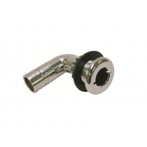 TH Marine Brite Plate Chrome Plated Fitting 1/8inch 90 degrees