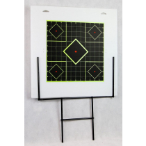 Outdoor Outfitters Target Stand & Corflute Backing Board 460X460 Comes with 1X 300mm High Viz Target