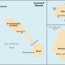 Imray St. Eustatius/St. Christopher/Nevis/Monteserrat and Saba Chart