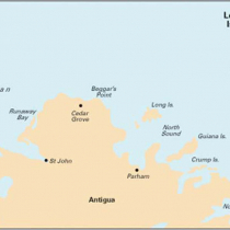 Imray North Coast of Antigua Chart