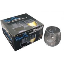 Tritan Shatterproof Stemless Wine Glass 16oz 4 Pack