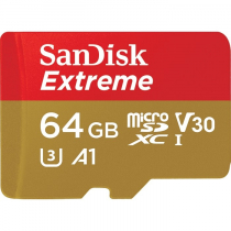 SanDisk Extreme microSD Card for Action Cameras 64GB