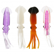 Soft Squid Lure Mixed Pack 2.5in Qty 8