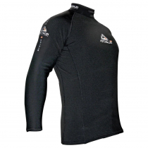 Adrenalin 2P Thermal Mens Long Sleeve Rash Vest Black