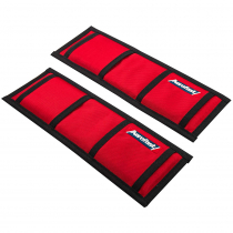 Aerofast Heavy-Duty Tie Down Strap Protection Pad Pair Red