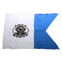 AquaMonde Blue/White Dive Flag with Attachment String 60x60cm