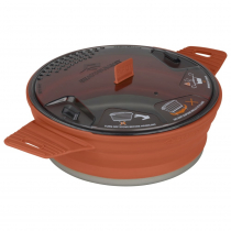 Sea to Summit X-Pot Collapsible Camping Cooking Pot Rust 1.4L