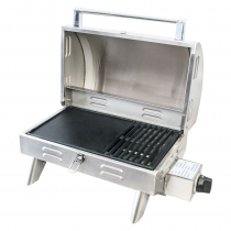 Kiwi Sizzler Stainless Marine BBQ with Flame Failure Device
