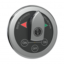Side-Power Boat Switch Thruster Control Panel Round Grey Design