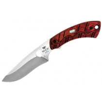 Buck 536 Open Season Skinner Knife Red Wood DymaLux Handle