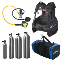 Seac Club BCD Dive Package with Dive Bag and Cylinder
