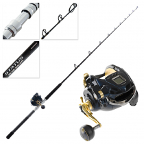 Shimano Beastmaster 9000A Status Blue Water Carbon Straight Butt Electric Drone Combo 8ft 24-37kg 3pc