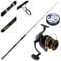 Daiwa BG 6500 Bluewater Jig Spin Combo with Braid 5ft 7in PE5-8 300g 1pc