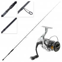 Shimano Nasci 2500HG FC Blackout Medium Canal Spin Combo 8ft 2in 6-12lb 5-12g 2pc