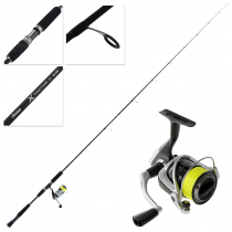 Okuma Safina 4000 Spin Reel with Braid - X-Factor II Slim Slow Jig Rod 6ft  3in 1pc 50-200g Combo