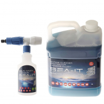 SEA-IT Engine Flush and Boat Wash Concentrate with Sea-Man Cannon Applicator Spray Bottle 4L