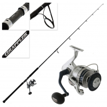 Shimano Saragosa SW A 14000 XG Grappler Type C S82MH Topwater Spin Combo 8ft 2in PE6 2pc