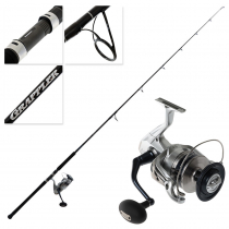 Shimano Saragosa 20000SW APG Grappler Type C S82H Topwater Spin Combo 8ft 2in PE8 2pc