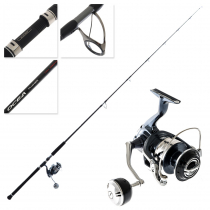 Shimano Twin Power SWC 8000HG Ocea Plugger Full Throttle Topwater Spin Combo 8ft PE5 2pc