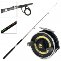 Shimano Moocher Plus 4000GTP Eclipse Trout Trolling Combo with Leadline 6ft 4-8kg 1pc