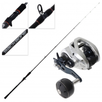 Shimano Tranx 301A-HG Backbone Medium Left Hand Slow Jig Combo 6ft 6in 10-20lb 1pc