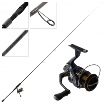 Shimano Ultegra 2500HG FC Blackout Canal Spin Combo 8ft 2in 4-10lb 2-12g 2pc