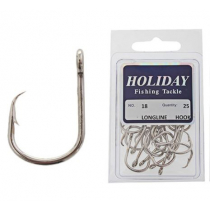 Stainless Longline Hook Pack Size 18 Qty 25