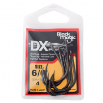 Black Magic DX Point Hooks Small Pack 6/0 Qty 5