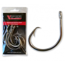 Viper Tackle Tournament Stainless Circle Hooks 12/0 Qty 5