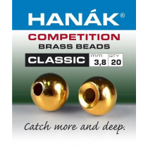 HANAK Competition CLASSIC Brass Beads Qty 10 Gold