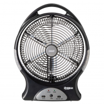 Coleman Lithium-Ion Rechargeable Fan with LED Light 30cm
