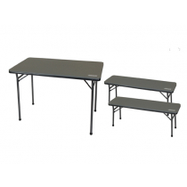 Coleman Folding Table and Bench 3-Piece Set