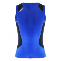 Aropec Mens Compression Singlet Blue/Black Large