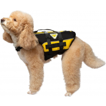 Cressi DLJ Dog Life Jacket Black/Yellow