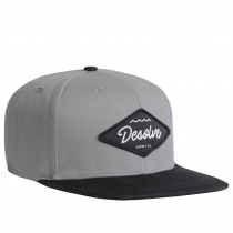 Desolve Diamond Snapback Cap Black/Grey