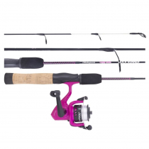 Ugly Stick Dock Runner Mini Spinning Combo 36in 4-8lb 1pc Pink