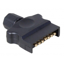 Trailparts 7 Pin Flat Trailer Plug with Quickfit B4