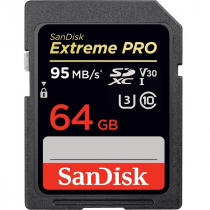SanDisk Extreme Pro SDXC UHS-I Memory Card 64GB