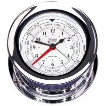 Weems & Plath Chrome Plated Atlantis Time and Tide Clock