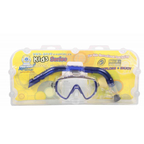 Pro-Dive Big Vision Kids Dive Mask and Snorkel Set Blue