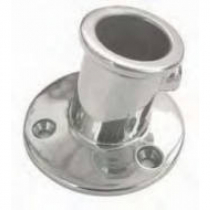 Cleveco 316 Stainless Steel Flag Pole Socket Top Mounted 25mm