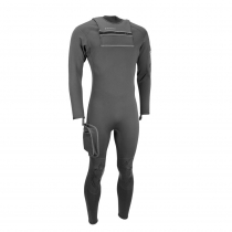 Sharkskin T2 Chillproof Mens Suit Chest Zip Titanium