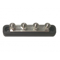Sierra FS46150 150A Corrosion Resistant Common Bus Bar with Four 10-24 Stud Terminals