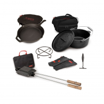Campfire Frontier 9-Piece Cast Iron Cook Set - Missing Storage Bags