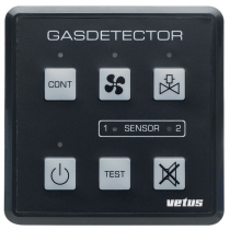 VETUS Gas and Carbon Monoxide Detector with Sensor 12/24V