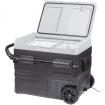 Rovin Dual Zone Portable Fridge/Freezer with Wheels 45L 12V DC 230V AC Solar Ready - Internal light not working, otherwise fully functional