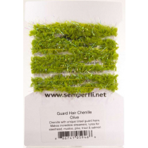 Semperfli Guard Hair Chenille Buggers and Streamers Olive